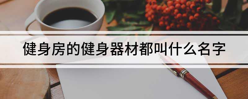 江南体育健身房的健身器材都叫什么名字(图1)